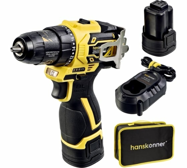 Шуруповерт акк 14,4В 45Нм 2*2А*ч HCD1645LC Hanskonner