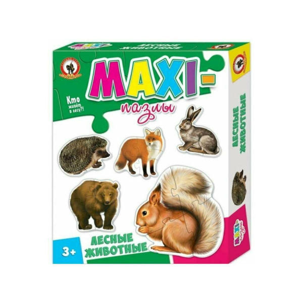 Макси-пазлы «Лесные животные»