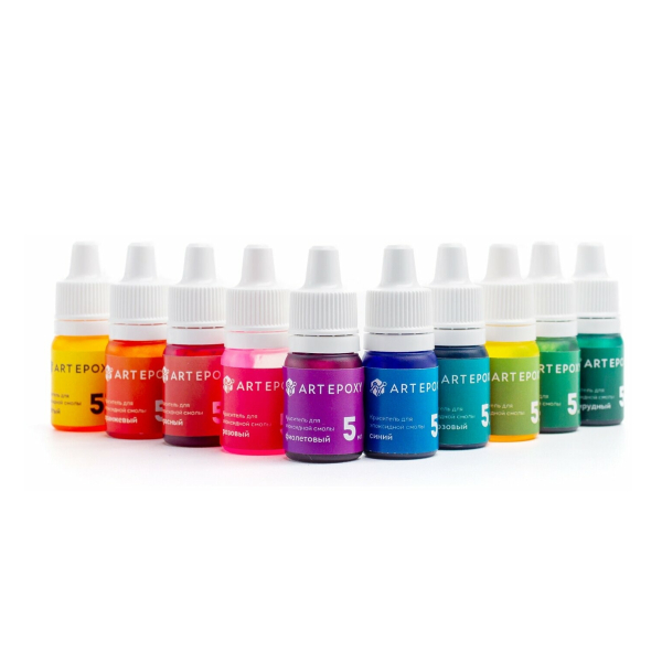 Красители для эпоксидной смолы цвет оранжевый 5мл ArtEpoxy