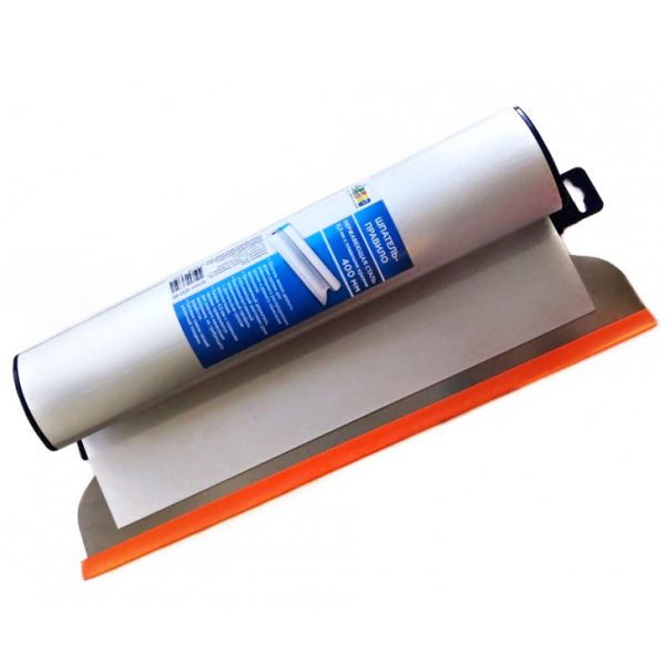 Шпатель-правило 400мм нержавеющая сталь сменное лезвие