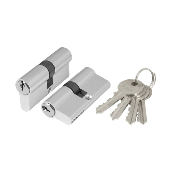 Цилиндровый механизм AX1000Key60 25+10+25 CP хром AJAX