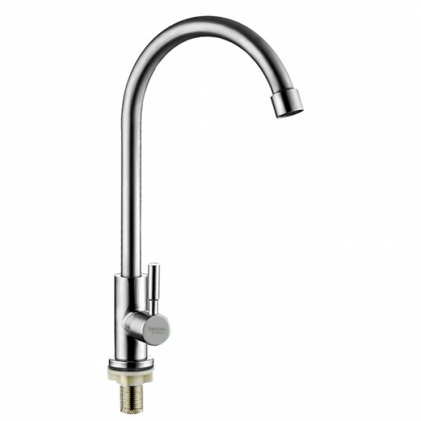 Кран для одной воды маховик высокий излив B6165 DIKALAN