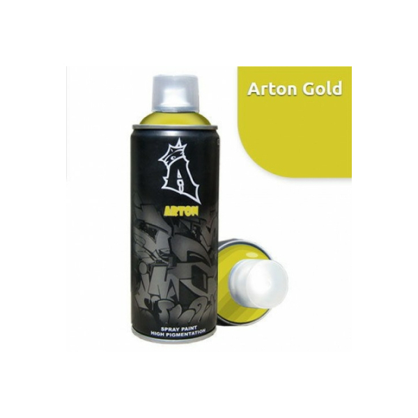 Краска аэрозоль.для граффити Gold 400мл ARTON