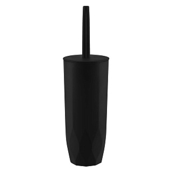 Ерш для туалета с подставкой пластик черный лотос Keeplex Light