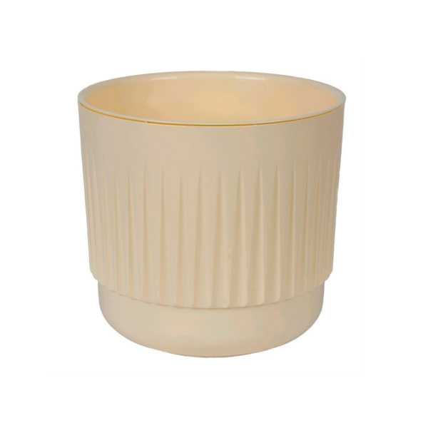 Горшок для цветов d-190мм 4,2л ванильный Бета