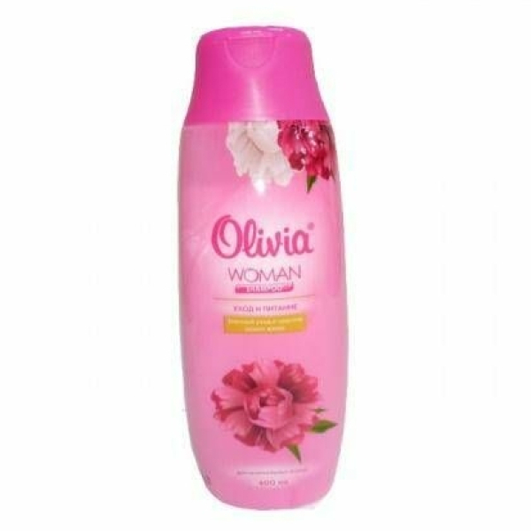 Шампунь для волос 400мл Уход и питание для нормальных волос Olivia Woman
