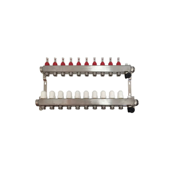 Коллекторная группа в сборе 1" x 10 выходов 3/4" евроконус PROFLINE