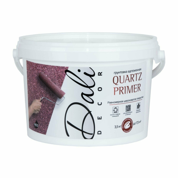 Грунтовка адгезионная 3,5кг Dali-Decor Quartz Primer