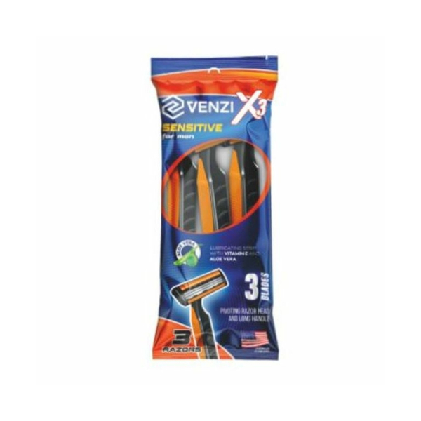 Станки одноразовые X3 Lady (3шт) Эклер Venzi