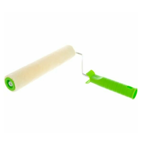 Валик велюр с ручкой 250мм d48мм ворс 12мм бюгель 8мм Сибртех