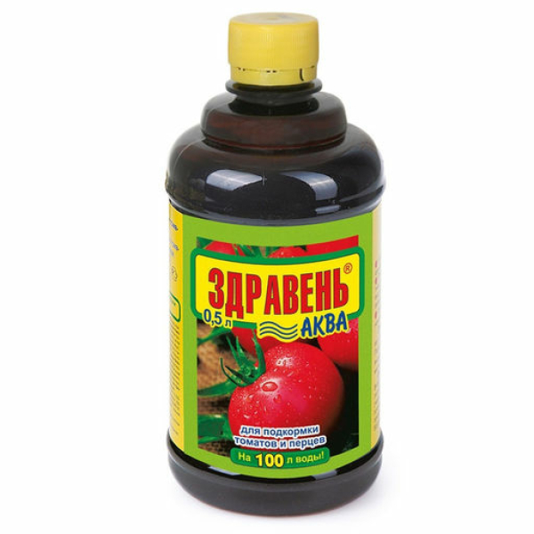 Удобрение для томатов и перцев Здравень Аква 500мл