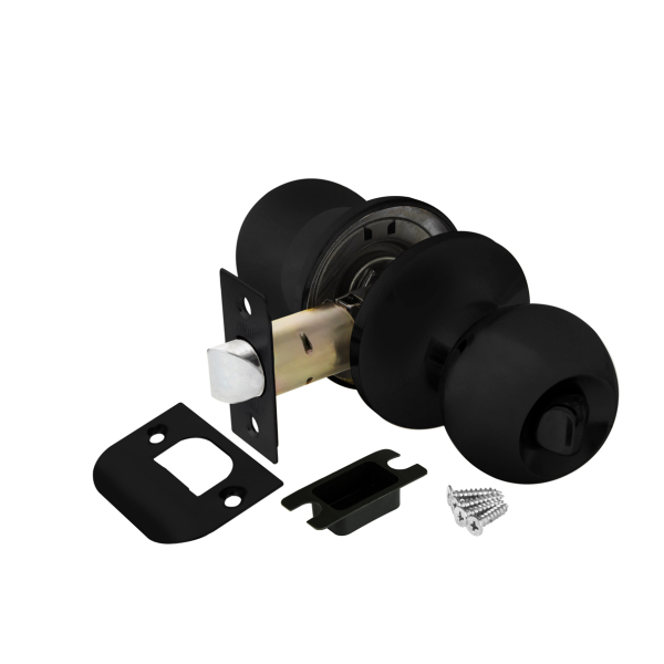 Ручка защелка DK672/BL BL-BK (фик.) черный