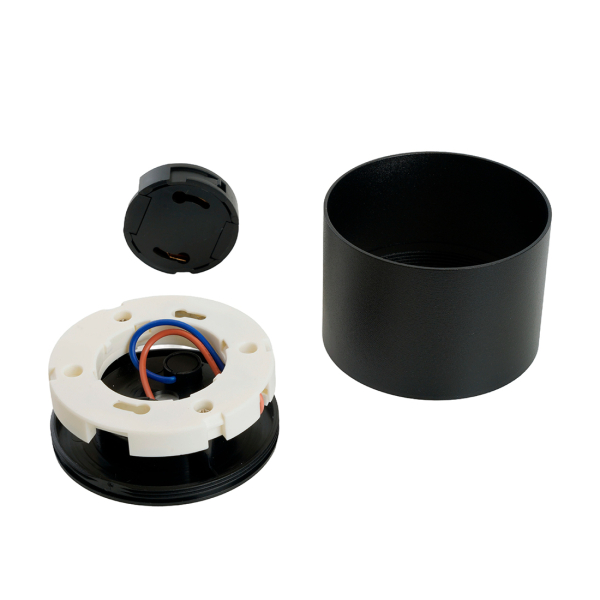 Светильник трековый на шинопровод GX53 черный алюминий 80*80*55 AL134 Feron