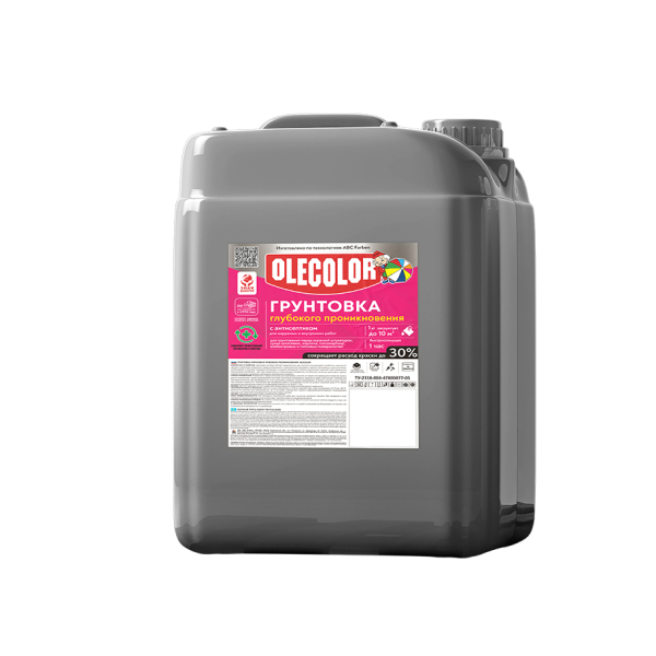 Грунтовка глубокого проникновения 3кг Olecolor