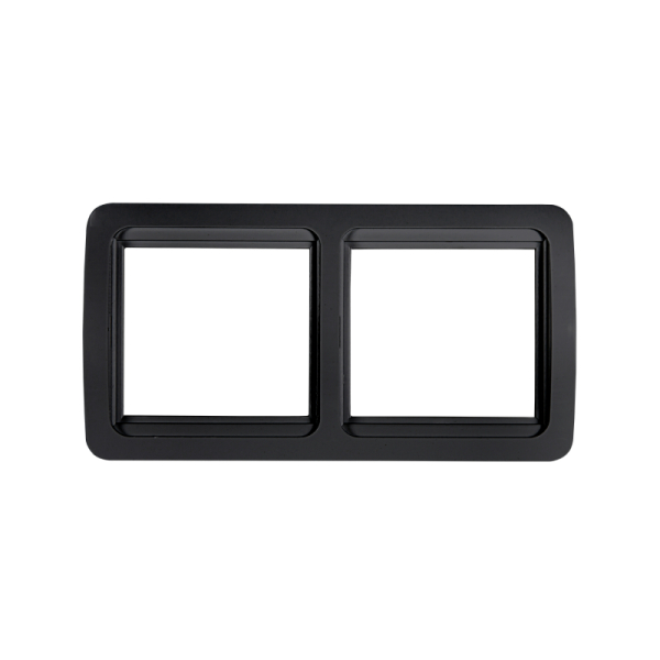 Рамка 2 пост черная CLASSICO 2302HB IN HOME