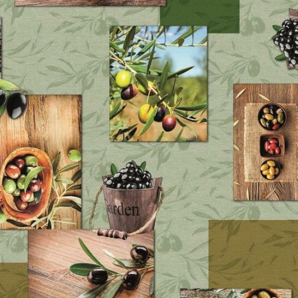 Клеенка ПВХ нетканная основа 1,4*20м рис 64B Mirella