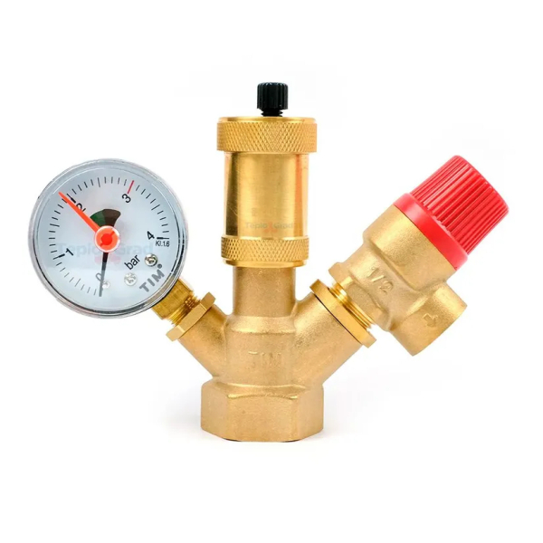 Группа безопасности котла 1" 3 бара латунь ОТ-543 AS