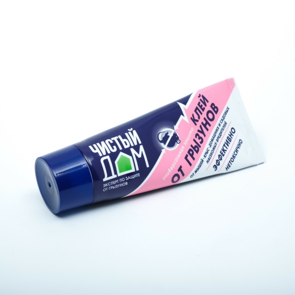 Клей Чистый дом от грызунов и насекомых туба 60 г