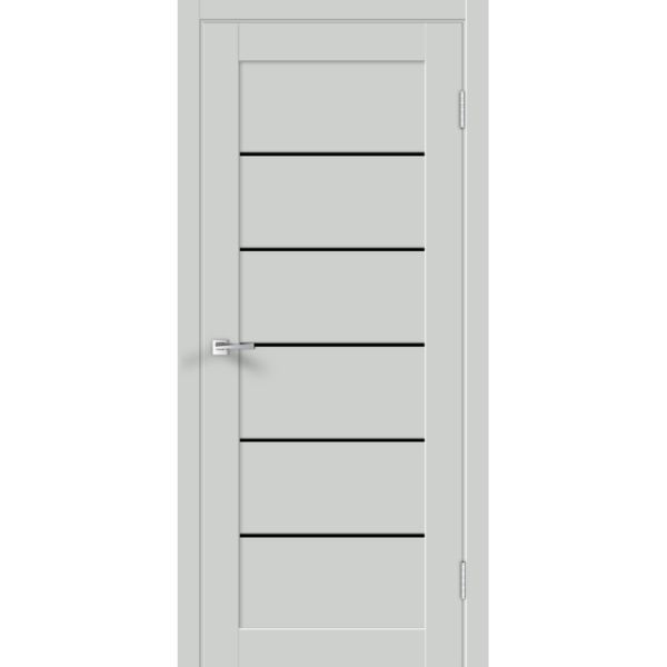 Доломит полотно EMALUX LINEA 1 стекло черное 800 VellDoris