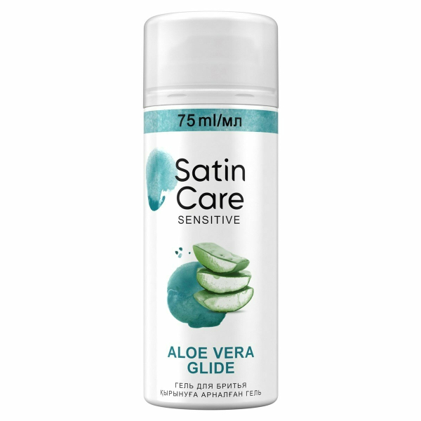 Гель для бритья для женщин для чувствительной кожи Aloe Vera 75мл SATIN CARE