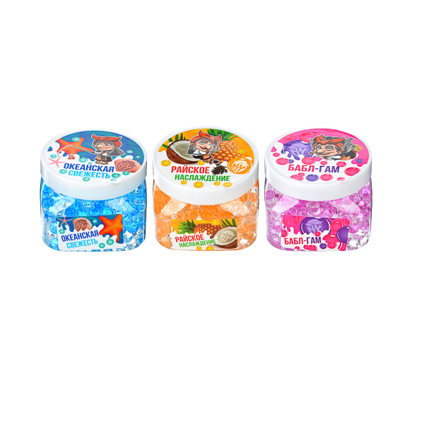 Ароматизатор гелевый BY бабл гам свежесть океана  райское наслаждение NEW GALAXY