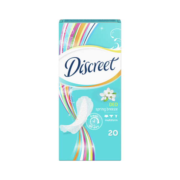 Прокладки ежедневные Discreet део Весенний бриз 20шт