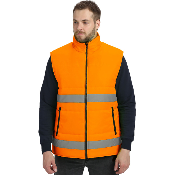 Жилет утепленный СОФТ, оранж, р-р 2XL