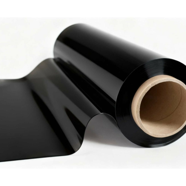 Силиконовое покрытие Dekorelle 0,6x20м, черное, глянец, толщина 0,8мм