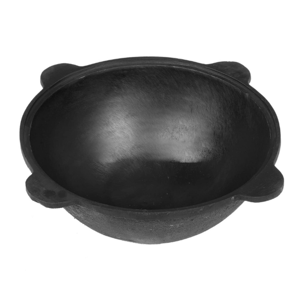 Казан чугунный 6л без крышки плоское дно