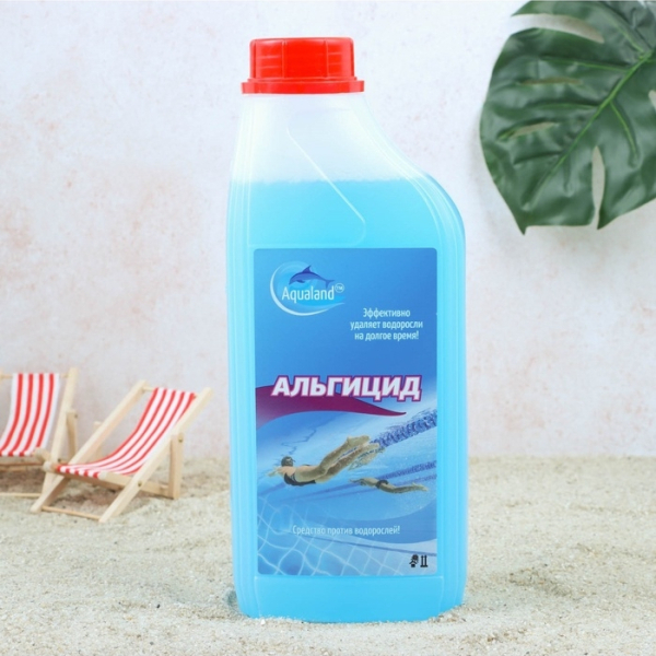 Средство от водорослей в бассейне 1л Aqualand