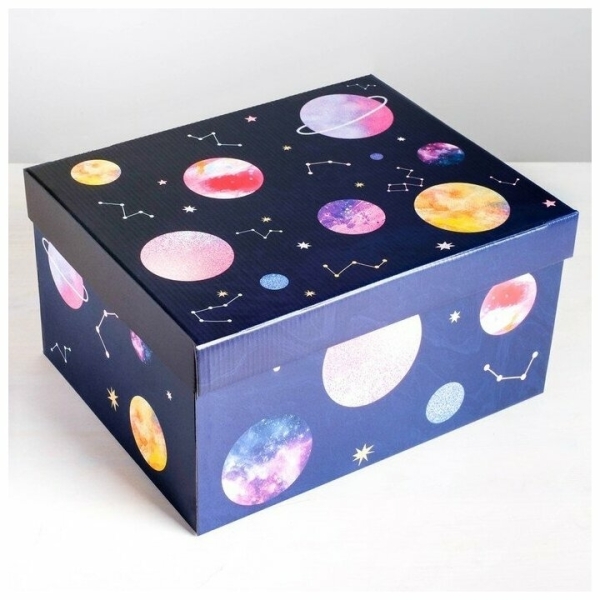 Коробка складная «Космос», 31,2 х 25,6 х 16,1 см 4757487