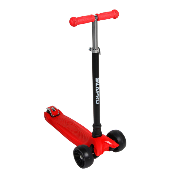 SILAPRO Самокат 4-х колес., колеса PU LED, металл, до 70кг, h83-78-73х56см