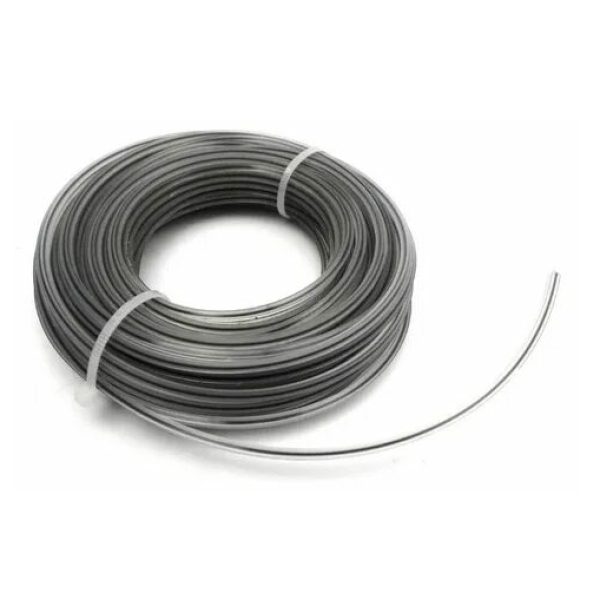 Леска для триммера 2,4мм с металлическим сердечником круг 125м Дед Банзай