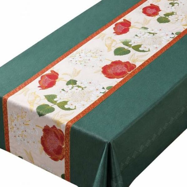 Клеенка ПВХ тканевая основа 1,37*20 м 0,2 мм рис BZ-GL3646S Равира Baizheng