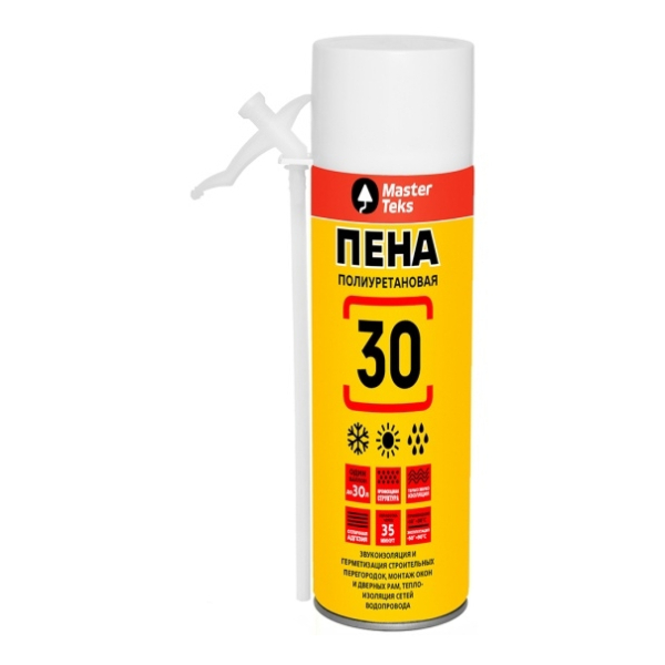 Пена адаптерная всесезонная 350мл 30л -10+30С MASTERTEKS 30