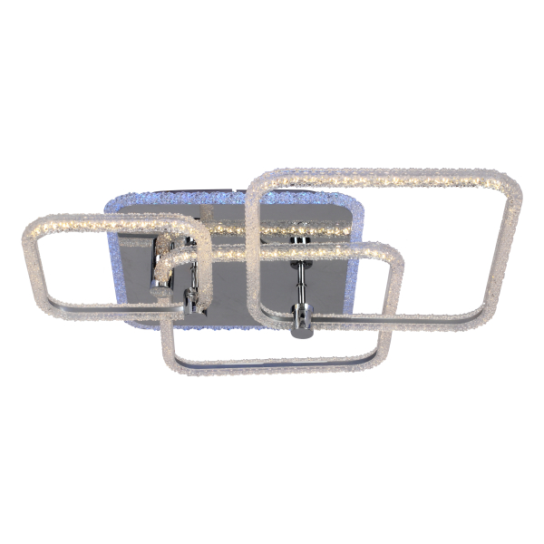 Люстра светодиодная хром 101W+8W 3000-6000K AU62208/3 CR (RGB) Атмосфера уюта