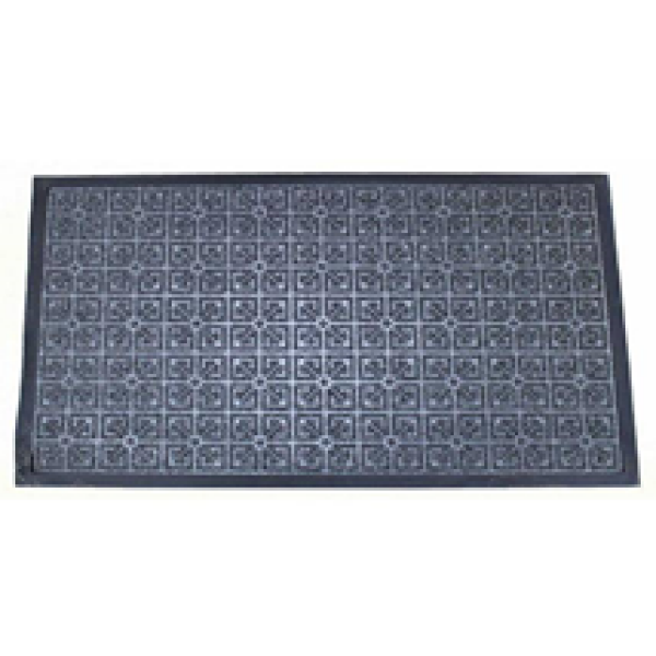 Коврик придверный BAIZHENG 50*80 (Welcome) красный