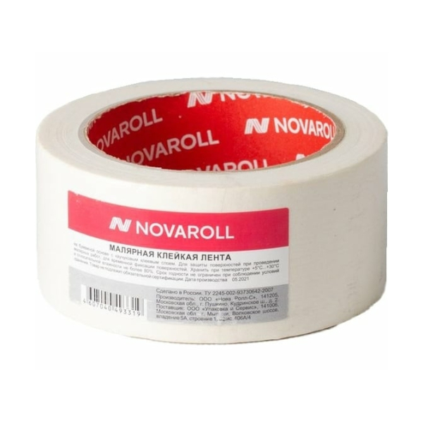 Лента малярная 48мм*50м Novaroll