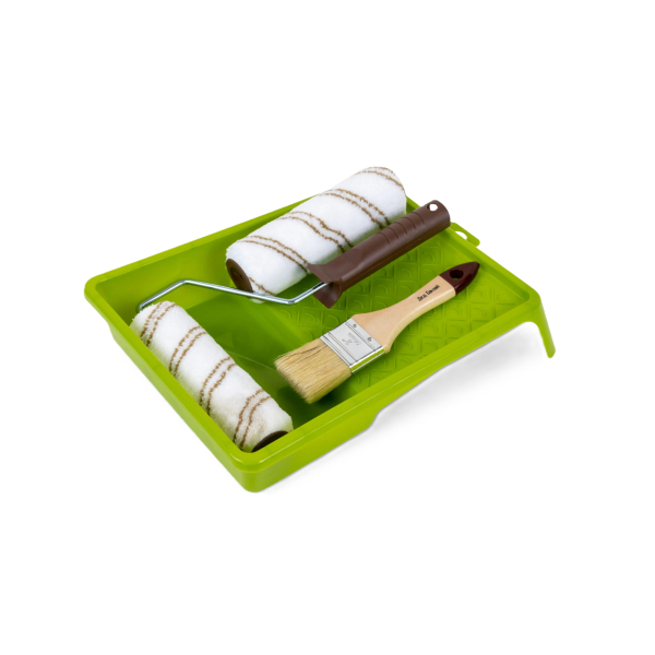 Набор малярный кювета 330*245мм+валик 180мм+ 2 шубки Петрович