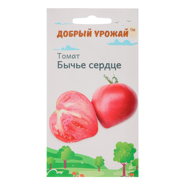 Семена Томат Бычье сердце "Добрый урожай", 0,1гр