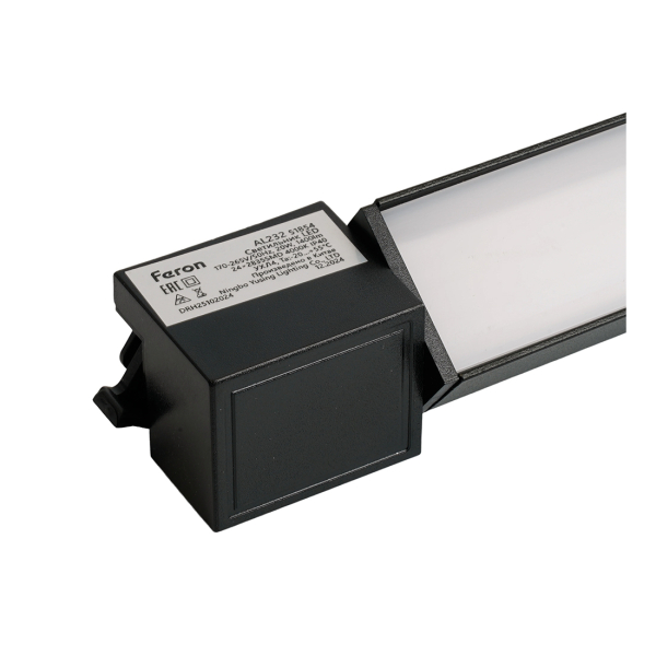 Светильник св/д трековый на шинопровод 20Вт 4000К черный MattFold AL232 Feron