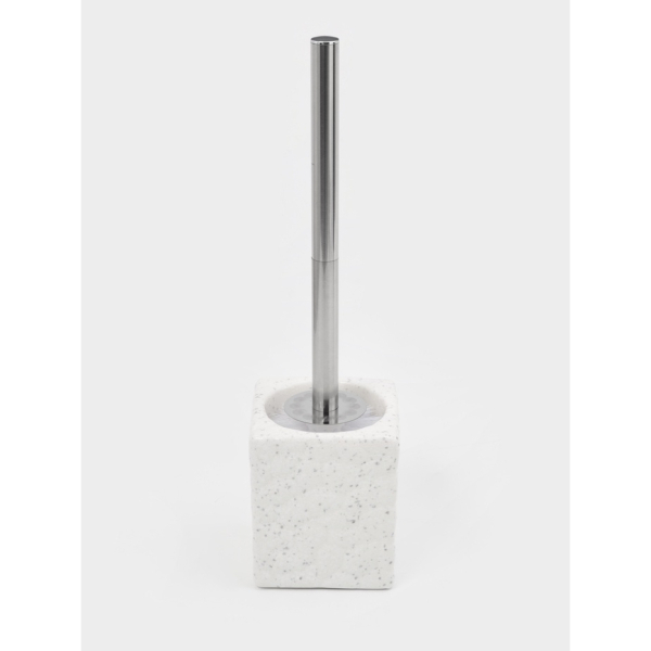 Ерш для туалета с подставкой керамика белый КРОШКА