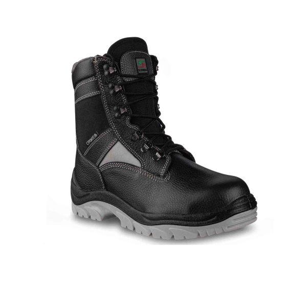 Ботинки кожаные утепленные высокие СТРОИТЕЛЬ ПУ/ТПУ мет.подносок 44