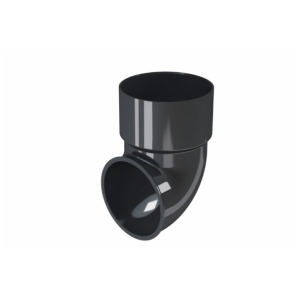 Сливное колено FineBer Premium D80 (Графит)