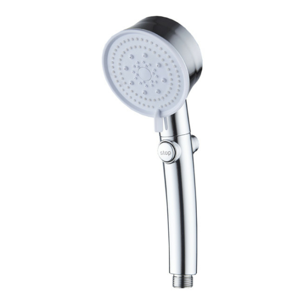 Душевая лейка 5 режимов хром кнопка винт 2022-7 Dikalan