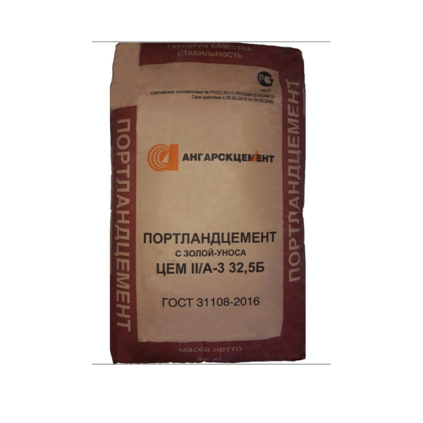 Ангарский цемент М400 II/А–Г 32,5 Б, 50кг