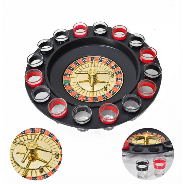 Игра "Алко-Вегас", 29 х 29 см, 16 стопок, стопка 5 х 3.5 см 400200