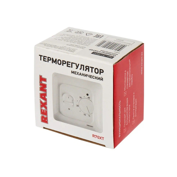 Терморегулятор пола тем.режим 15С до 45С механический R70XT Rexant