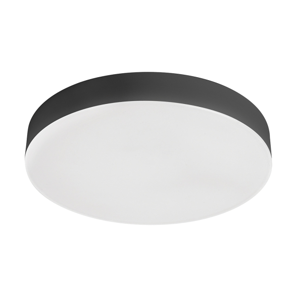 Светильник св/д накладной 24Вт 4000К 191мм IP44 круг черный AL266 FERON ONE