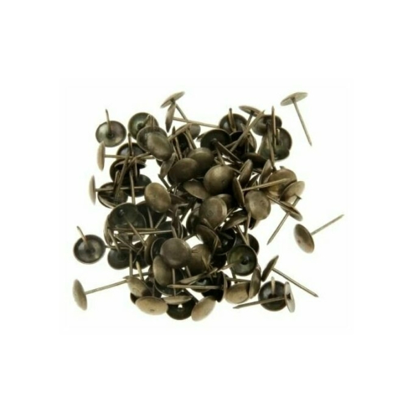 Гвозди декоративные 18,5мм бронза 100шт